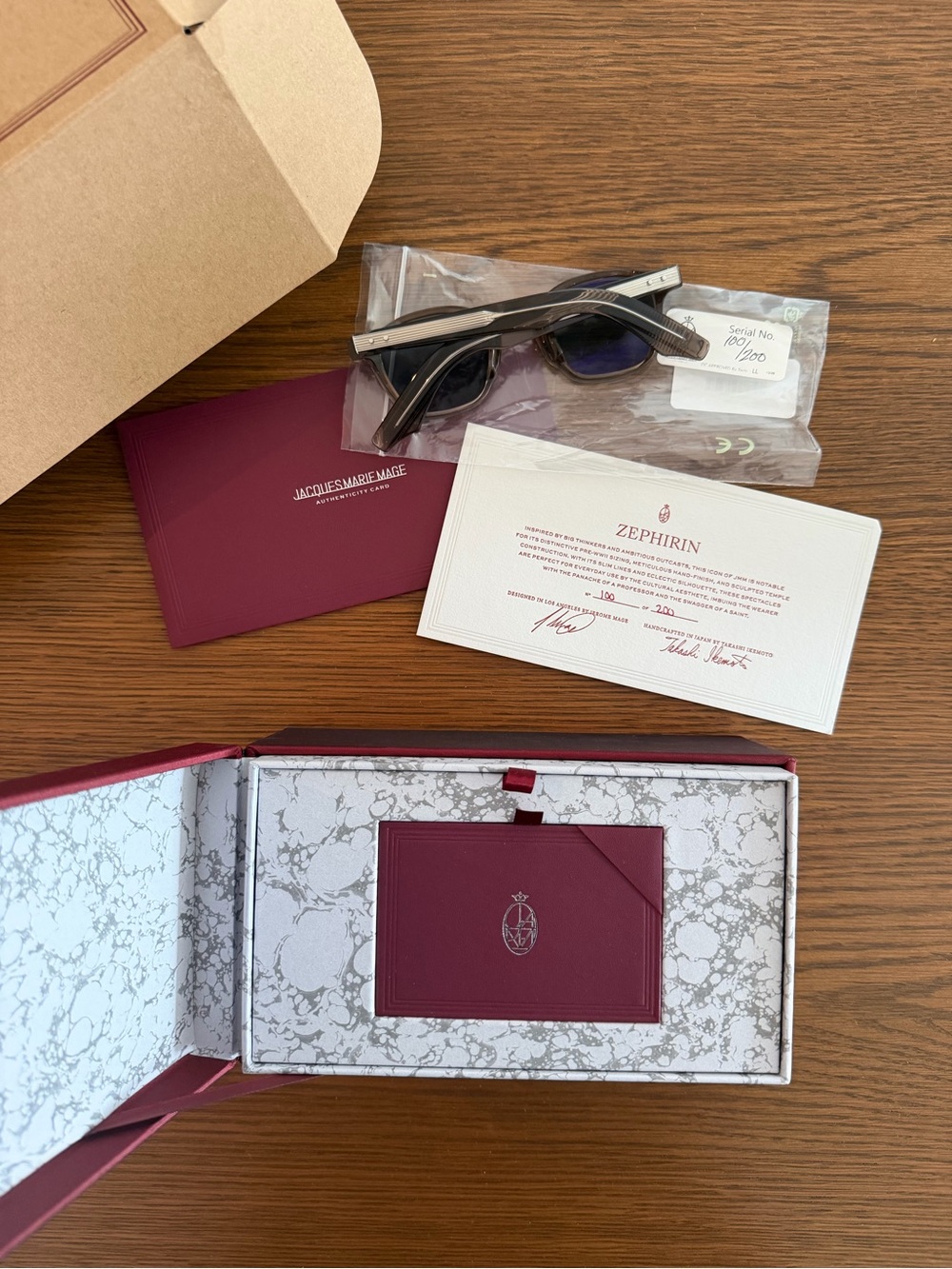 Jacques Marie Mage Zephirin 47 Sunglasses - Dusty Jade